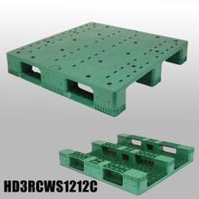 HD3RCWS1212C 1200 * 1200 * 150 mm 3 palés de plástico de plataforma cerrada