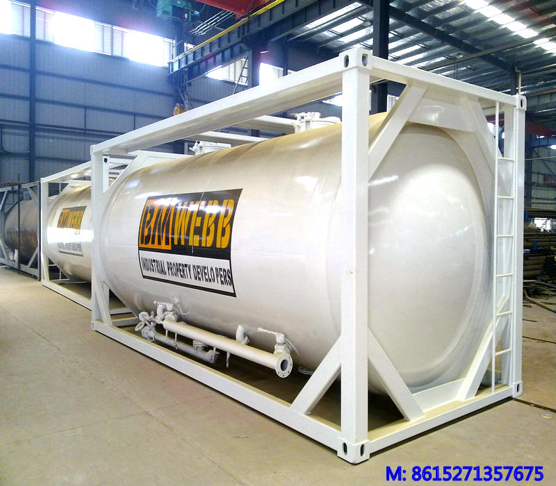 DTA iso tank container for cement / coal ash pneumatic ash fly