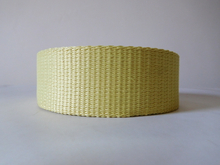 75mm High strong pulling force aramid fiber webbing for ship factory