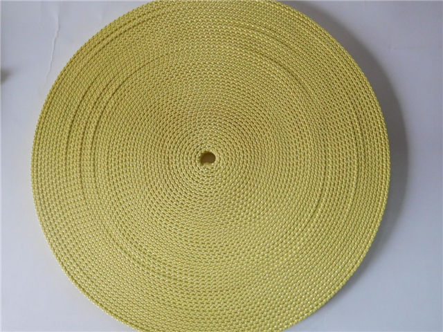 High temperature resistance aramid fiber webbing for Glass Tempering Furnace Roller