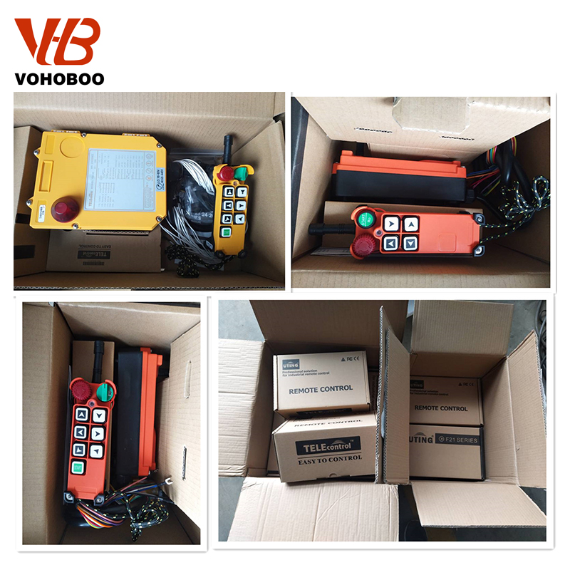 220V 380V 110V 12V 24V Industrial remote controller switches Hoist Crane Control Lift Crane F21-E1B