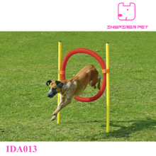 Pet Dog Agility Tire Jump Hoop Leap Plastic Tube