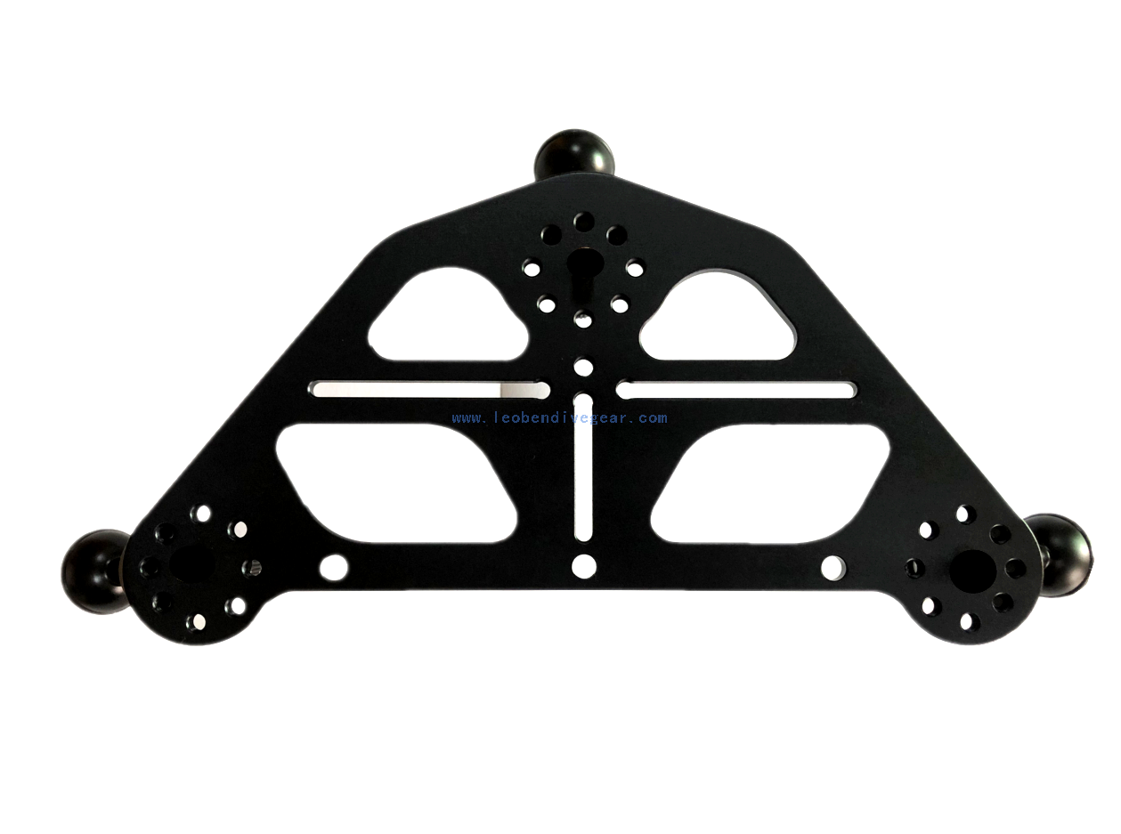 Leoben Underwater Camera Housing Tripod Tray for macro videography
