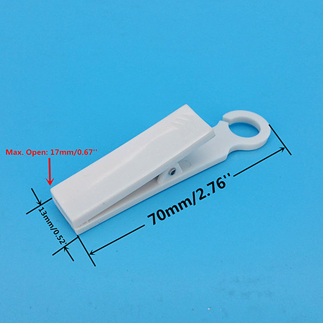 C023 POP Plastic Price Tag Sign Card Holder Paper Display Promotion Hanging Clips H70mm In White or Black For Retail Store Advertising Good Quality