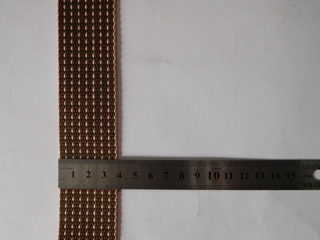 38mm polyester cotton webbing for garment accessories
