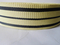 High strong black&yellow kevlar webbing for fire safety 