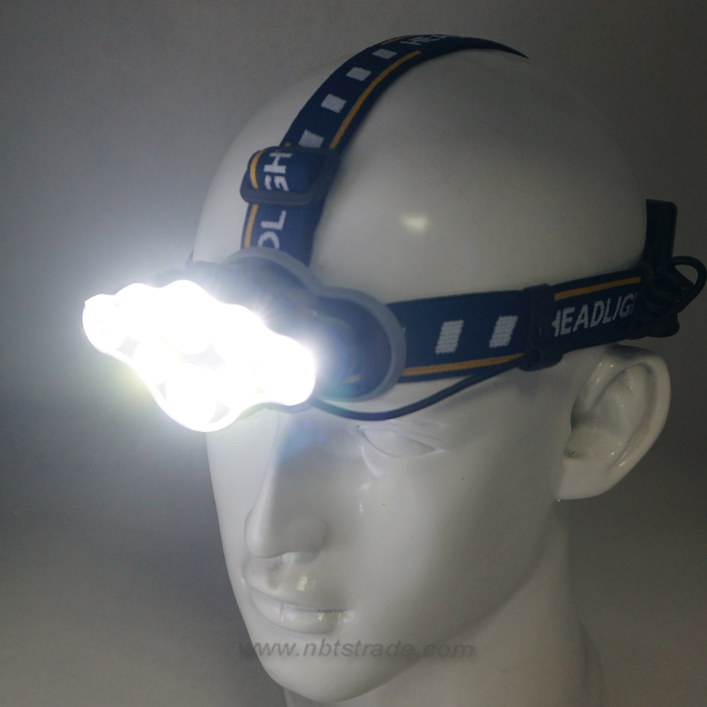 8 Lighting Mode Camping Headlight with 8 LED Bulbs