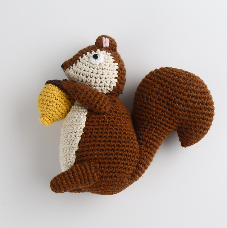Hand Knitted squirrel