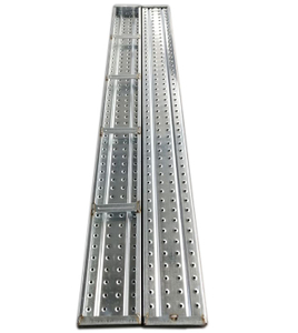 Tablero de metal galvanizado Plataforma de andamio Tablón de acero