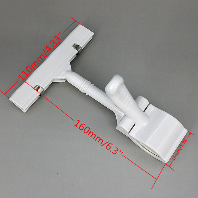 C042 POP Plastic Thumb Base Price Tag Sign Card Holder Paper Display Promotion Hanging Clips for Retail Shops Tube Dia.5cm Advertising Good Quality