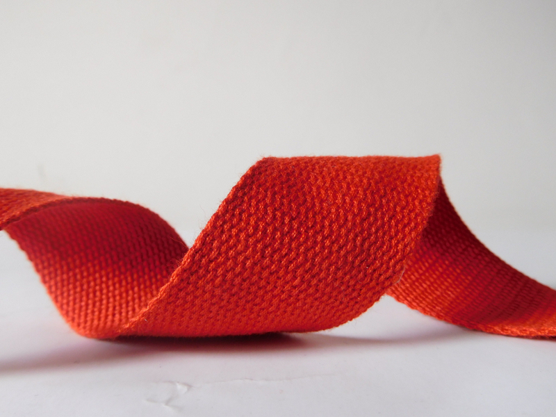 35mm red polyester webbing for garment accessories