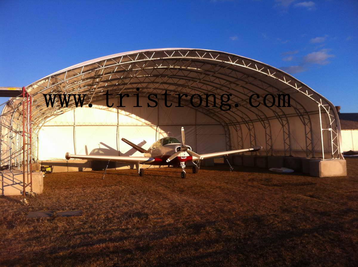 Trussed Frame Hangar, Large Shelter, Large Warehouse, Portable Aircraft Hangar (TSU-4530, TSU-4536)