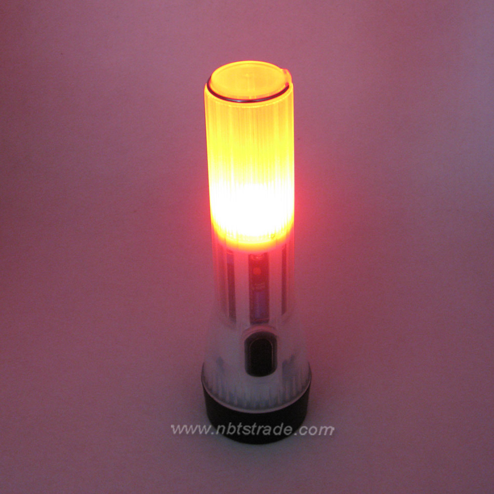 Waterproof Multi-functional LED LED Flashlight Warning Blinking Light