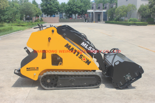 Big Power Mini Skid Steer Front End Loader With Bucket Mini Skid Steer Loader