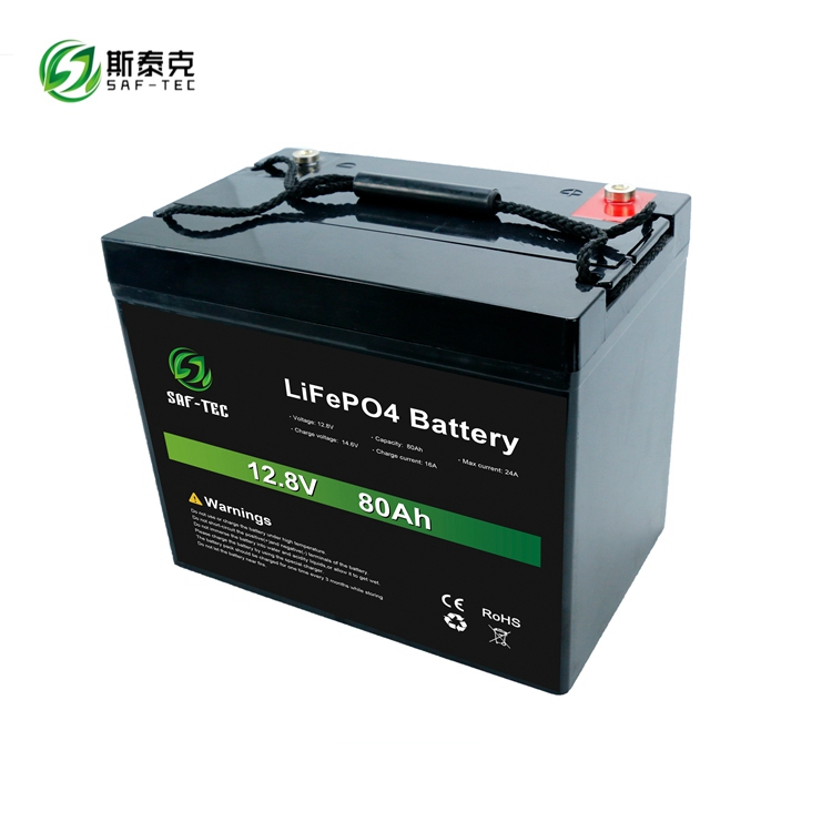 STC12-80M 12.8V 80AH New design manufacturer supply solar battery LiFePO4 Battery