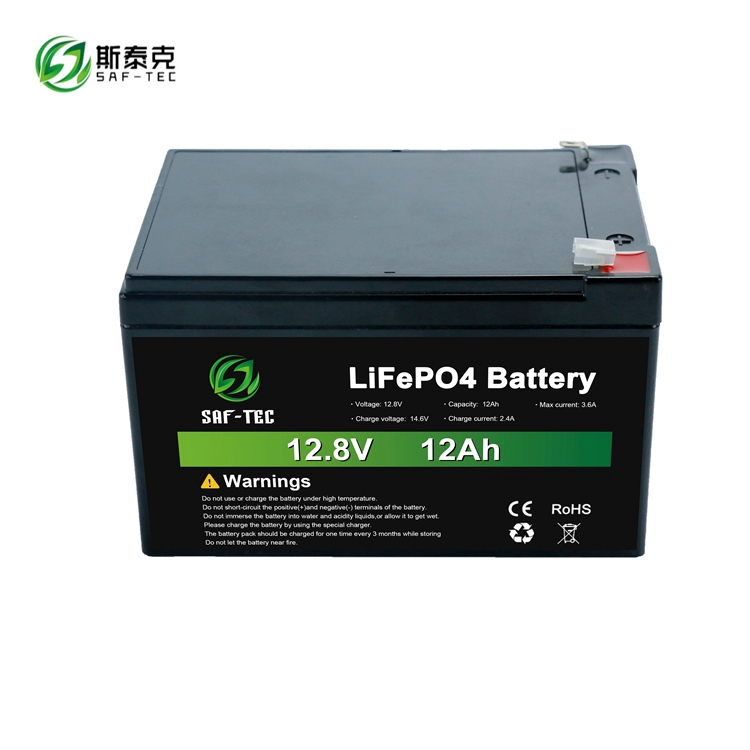 STC12-12M 12.8V 12Ah Solar Battery For Hybrid Solar System LiFePO4 Battery