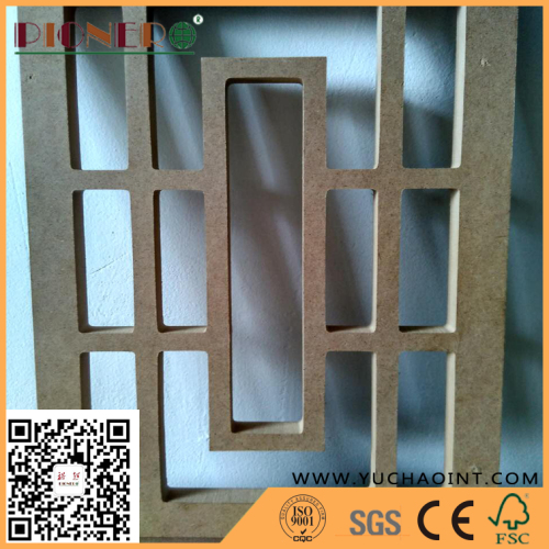 E1 grade plain MDF used for carvig and decoration