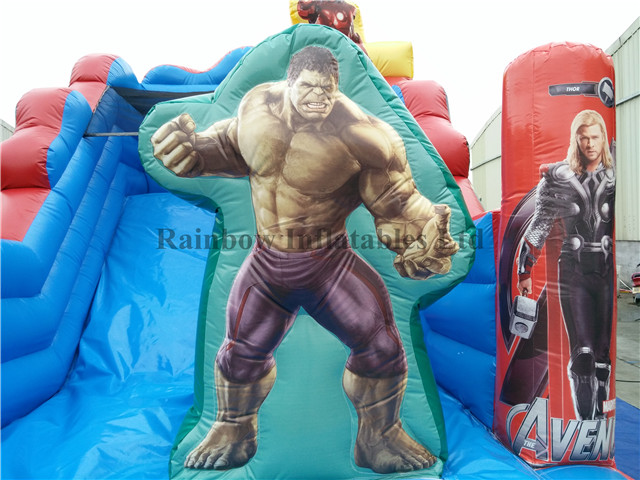 RB6038-4(5.4x3.5x4m) Inflatable Durable Avenger Slide For Outdoor Playground