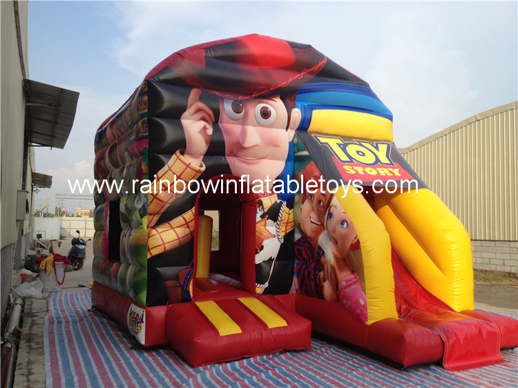 RB3050(4x5.5x4.5m) Inflatables Toy Story Bouncee With Slide 