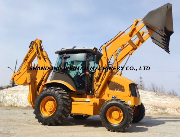 China No 1 backhoe loader factory SAM388 with yuchai weichai cummins 