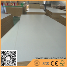 Grooved White Laminated Melamine Deorative MDF Board slotted board