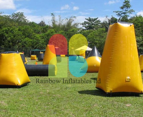 RB50030（customized）Inflatable paintball bunkers for sale