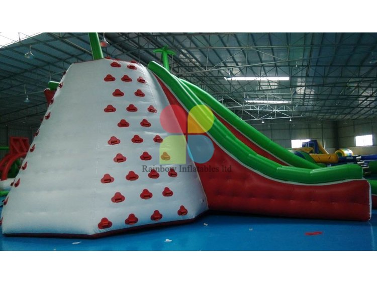 Customized inflatable water slide games for sale combo RB32061
