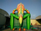 RB6060(12.2x5.6x8.5m) Inflatable Large Chameleon Slide For Children 