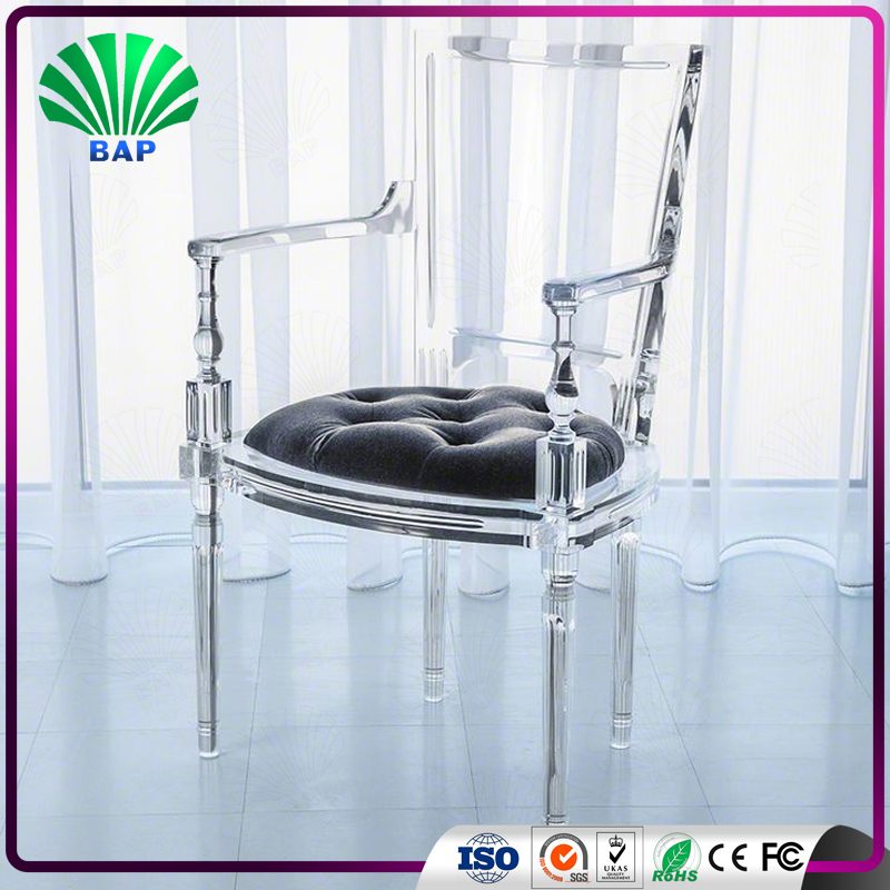 acrylic makeup chair