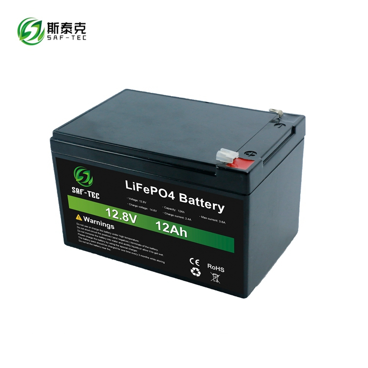 STC12-12M 12.8V 12Ah Solar Battery For Hybrid Solar System LiFePO4 Battery