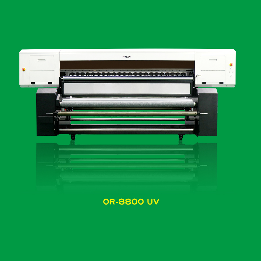 ORIC欧瑞卡OR-8800V 2米宽幅5头白彩油打印系统