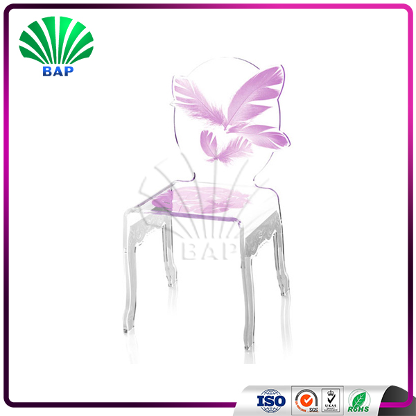 Buy Luxury Acrylic High Back Chair Plexiglass Wedding Chair Lucite