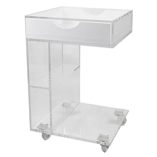 Manufacturer Bedroom Furniture Bed Side Table Acrylic