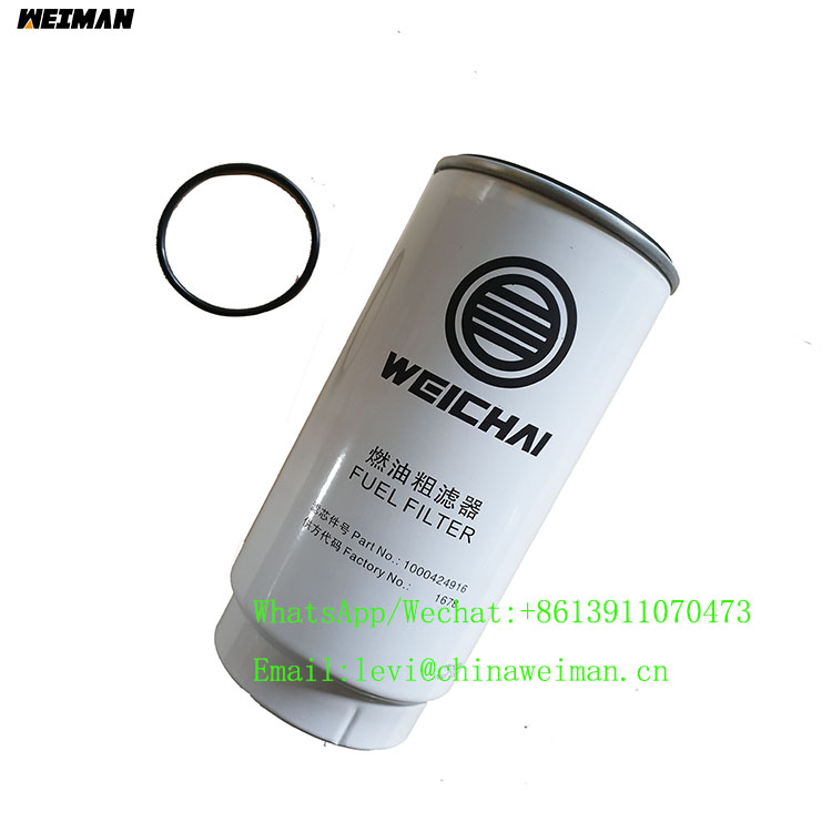 Weichai Diesel Engine Spare Parts Fuel Filter 612600081294 1000424916