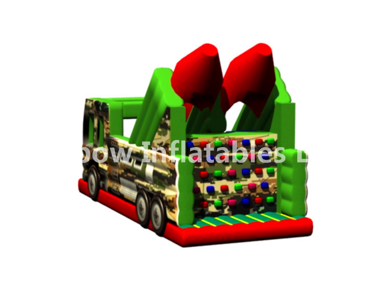 RB5200(4x10x5.5m) Inflatable Missile vehicle Obstacle Course for sales