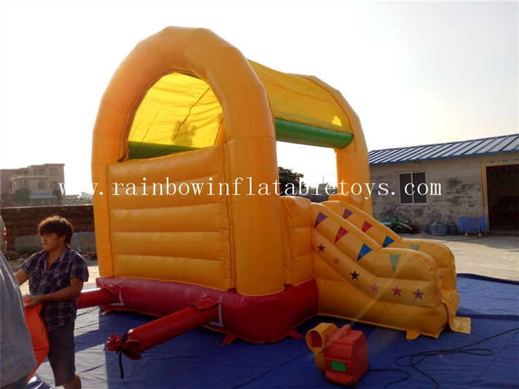 RB1029(4.2x4x3m) Inflatables yellow bouncer
