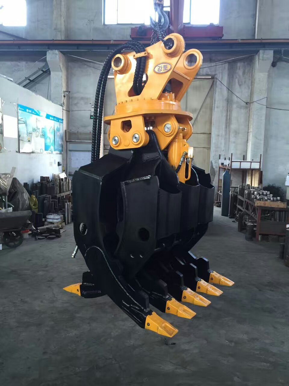 Digger Attachment Hydraulic Rotating Wood Grapple For Excavator Buy