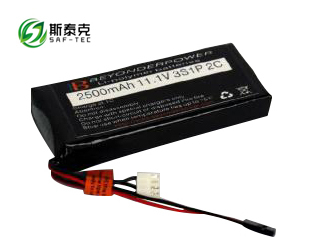 BDTXL2500-3S1P 11.1V 2500mAh RC Lipo Battery