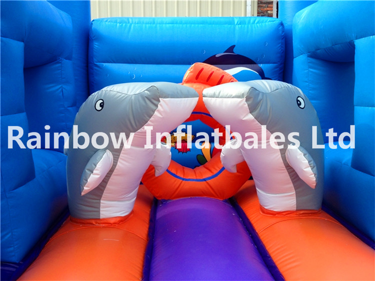 RB1006（3x4x2.5m）Inflatable dolphin Bouncer