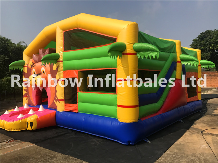RB3095（4x2.5x2.1m）Inflatables lion theme combo