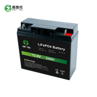STC12-24M 12.8V 24AH Solar Battery Storage Batteries for Energy Storage System LiFePO4 Battery