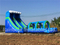 RB6095(15x5x7m) Inflatables Two part Extended blue Bouncy Slide