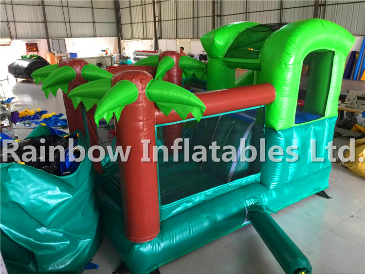 RB3081(3.5x3.3x2.6m) Inflatables Coconut trees theme Bouncer For Sale
