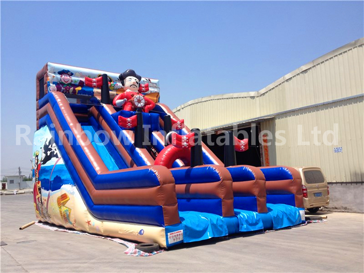 RB6052(10x6x7m) Inflatable Pirate Theme Slide For Kids