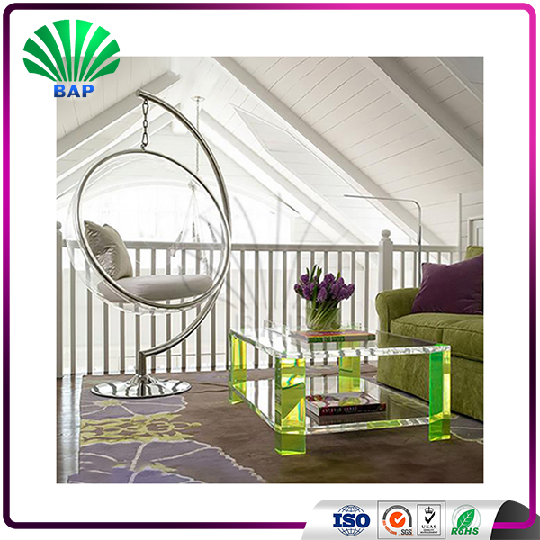 Buy Fashionable Indoor Hanging Chair Clear Plexiglass Hanging