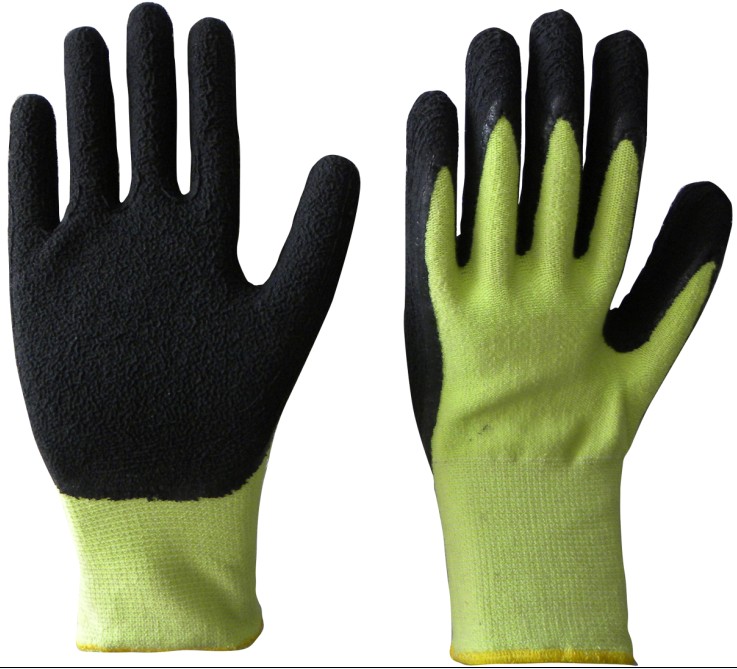 Cut Resistant Safety Work Gloves FOAM LATEX 