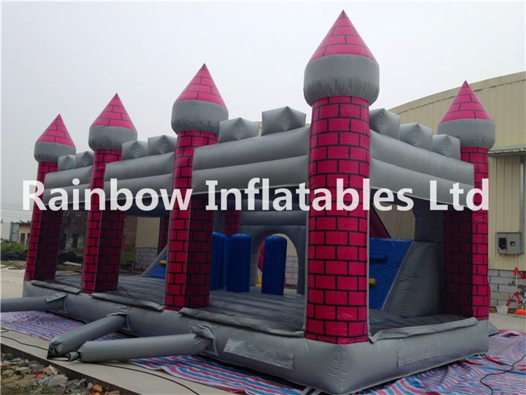 RB4028( 8x4x6m) Inflatables Castle Shape Professional Outdoor Trampoline Bouncer Castle