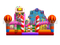 RB04124(9.5x10x5.3m) Inflatables Colorful candy house bouncy funcity