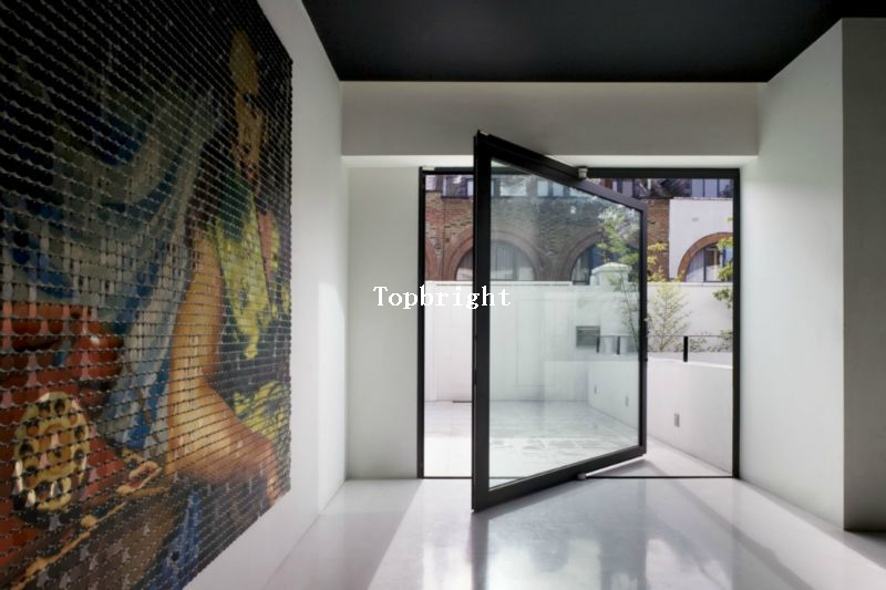 Tempered Glass Aluminum Pivot Front Door Tempered Glass Aluminum Pivot Front Door