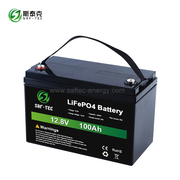STC12-100M 12.8V 100AH Storage Batteries Pack Deep Cycle Solar Battery LiFePO4 Battery